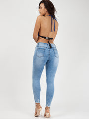 Chains Buckle Up Bralet Crop Top