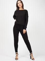 Cable Knit Loungewear Set