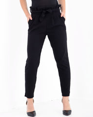 New Paper Bag Tie Waist Trousers