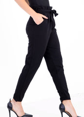 New Paper Bag Tie Waist Trousers