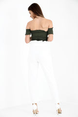 New Paper Bag Tie Waist Trousers