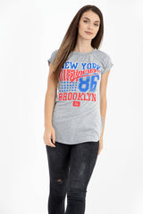 Camiseta de gran tamaño impresa en Nueva York 86