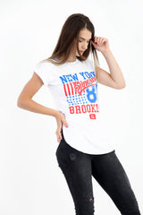 Camiseta de gran tamaño impresa en Nueva York 86