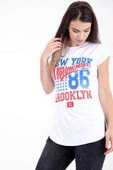 Camiseta de gran tamaño impresa en Nueva York 86