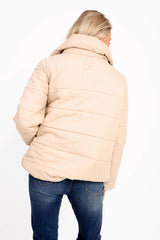 Envoltura de abrigo acolchado delantero