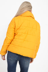 Envoltura de abrigo acolchado delantero