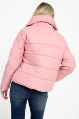 Envoltura de abrigo acolchado delantero