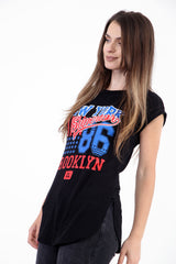 Camiseta de gran tamaño impresa en Nueva York 86