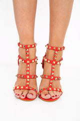 Studded Gladiator Heels