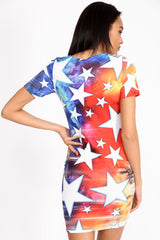 Vestido para el cuerpo del estampado estrella