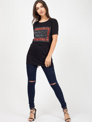 Perfekt unvollkommenes Leopardenmuster-T-Shirt