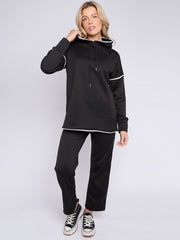 Blanket Stitch Hoodie & Wide Leg Trousers Co-ord