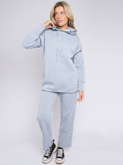 Blanket Stitch Hoodie & Wide Leg Trousers Co-ord