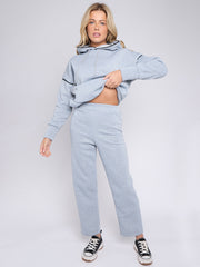 Blanket Stitch Hoodie & Wide Leg Trousers Co-ord