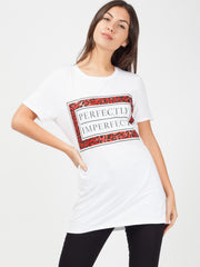 Perfekt unvollkommenes Leopardenmuster-T-Shirt