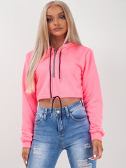 Zip Up Cropped Hoodie