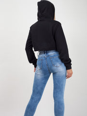 Zip Up Cropped Hoodie