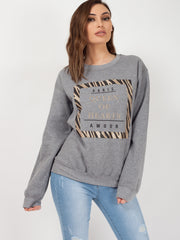 Queen Of Hearts Printed Sweatshirt Jumper