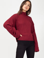 Olivia & Kady Turtle Neck Knitted Jumper