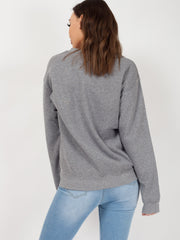 Queen Of Hearts Printed Sweatshirt Jumper