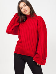 Olivia & Kady Turtle Neck Knitted Jumper