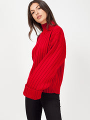 Olivia & Kady Turtle Neck Knitted Jumper