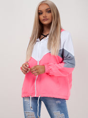 Contrast Color Block Festival Jacket