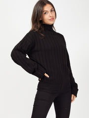 Olivia & Kady Turtle Neck Knitted Jumper