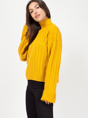 Olivia & Kady Turtle Neck Knitted Jumper