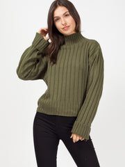 Olivia & Kady Turtle Neck Knitted Jumper