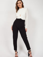 Cut Out Wrap Front Bodysuit