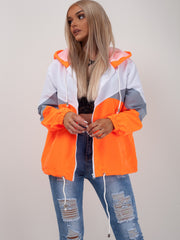 Contrast Color Block Festival Jacket