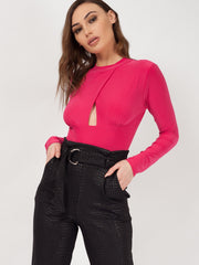 Cut Out Wrap Front Bodysuit