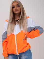 Contrast Color Block Festival Jacket