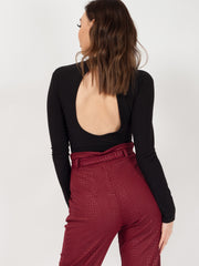 Cut Out Wrap Front Bodysuit