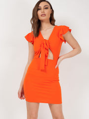 Knot Front Bodycon Dress