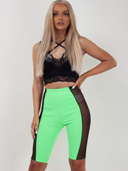 Mesh Insert Cycling Shorts