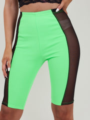 Mesh Insert Cycling Shorts
