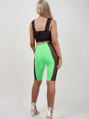 Mesh Insert Cycling Shorts