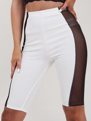 Mesh Insert Cycling Shorts