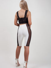 Mesh Insert Cycling Shorts