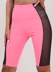Mesh Insert Cycling Shorts