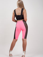 Mesh Insert Cycling Shorts
