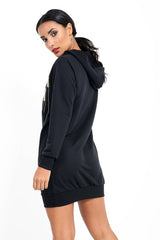 Femme Fatal Hooded Jumper Dress