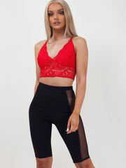 Mesh Insert Cycling Shorts