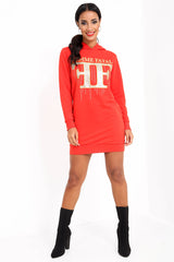 Femme Fatal Hooded Jumper Dress