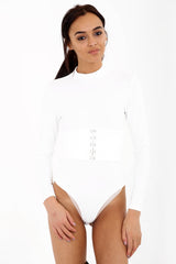 Hook & Eye Band Bodysuit
