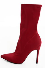 Spitze Zehen Stiletto Heeled -Stiefel