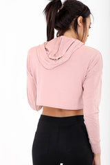 'HRT BRKR' Oversized Crop Hoodie