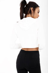 'HRT BRKR' Oversized Crop Hoodie